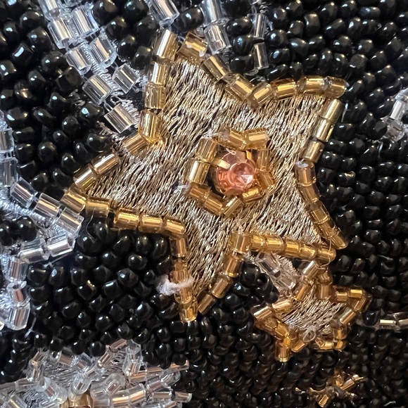 NWT VIRAL Moon & Stars Celestial Handcrafted Beaded Bag purse studio 12 - Picture 4 of 15